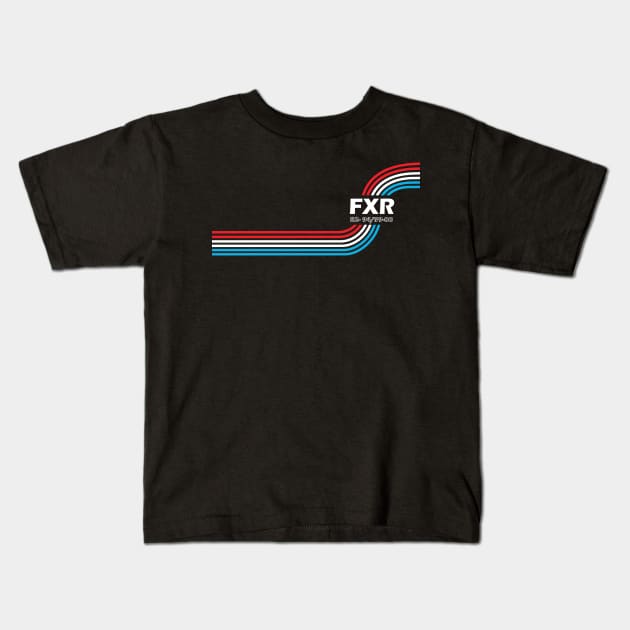 FXR- red white and blue T-Shirt FTF Kids T-Shirt by the_vtwins